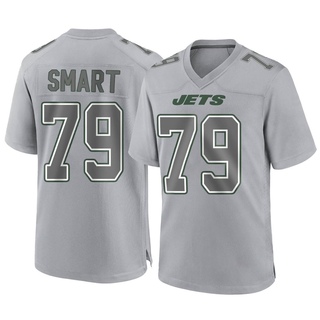 Game Tanzel Smart Men's New York Jets Atmosphere Fashion Jersey - Gray