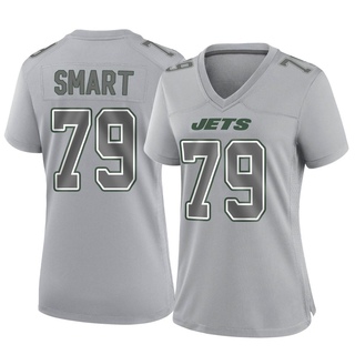Game Tanzel Smart Women's New York Jets Atmosphere Fashion Jersey - Gray