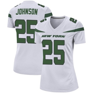 Game Ty Johnson Women's New York Jets Spotlight Jersey - White