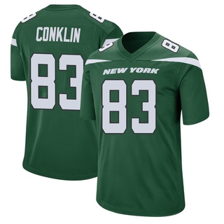 Game Tyler Conklin Men's New York Jets Gotham Jersey - Green