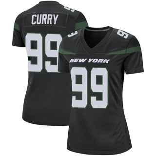 Game Vinny Curry Women's New York Jets Stealth Jersey - Black