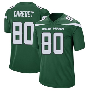 Game Wayne Chrebet Men's New York Jets Gotham Jersey - Green