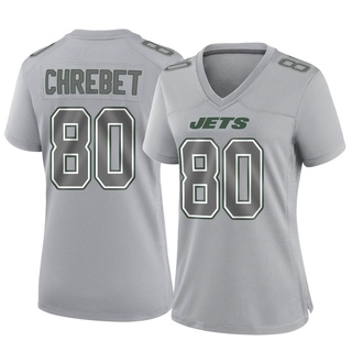 Game Wayne Chrebet Women's New York Jets Atmosphere Fashion Jersey - Gray