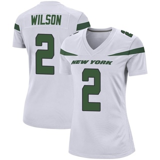 Game Zach Wilson Women's New York Jets Spotlight Jersey - White