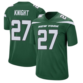 Game Zonovan Knight Men's New York Jets Gotham Jersey - Green