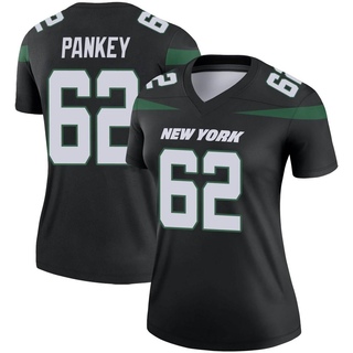 Legend Adam Pankey Women's New York Jets Stealth Color Rush Jersey - Black