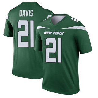 Legend Ashtyn Davis Men's New York Jets Gotham Player Jersey - Green