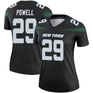 Legend Bilal Powell Women's New York Jets Stealth Color Rush Jersey - Black