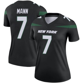Legend Braden Mann Women's New York Jets Stealth Color Rush Jersey - Black