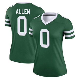 Legend Braelon Allen Women's New York Jets Legacy Jersey - Green