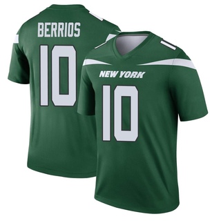 Legend Braxton Berrios Men's New York Jets Gotham Player Jersey - Green