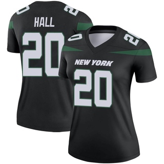 Legend Breece Hall Women's New York Jets Stealth Color Rush Jersey - Black