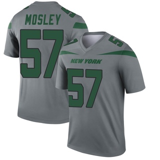 Legend C.J. Mosley Men's New York Jets Inverted Jersey - Gray