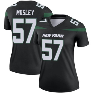 Legend C.J. Mosley Women's New York Jets Stealth Color Rush Jersey - Black