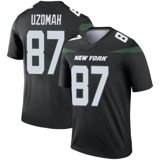 Legend C.J. Uzomah Men's New York Jets Stealth Color Rush Jersey - Black