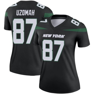 Legend C.J. Uzomah Women's New York Jets Stealth Color Rush Jersey - Black
