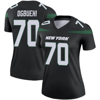Legend Cedric Ogbuehi Women's New York Jets Stealth Color Rush Jersey - Black