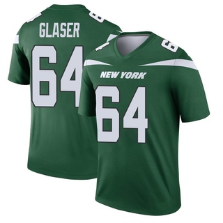 Legend Chris Glaser Men's New York Jets Gotham Player Jersey - Green