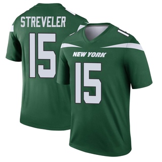 Legend Chris Streveler Men's New York Jets Gotham Player Jersey - Green