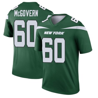 Legend Connor McGovern Men's New York Jets Gotham Player Jersey - Green