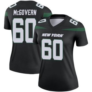 Legend Connor McGovern Women's New York Jets Stealth Color Rush Jersey - Black