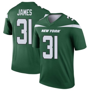 Legend Craig James Youth New York Jets Gotham Player Jersey - Green