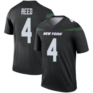 Legend D.J. Reed Youth New York Jets Stealth Color Rush Jersey - Black