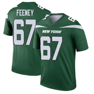 Legend Dan Feeney Men's New York Jets Gotham Player Jersey - Green