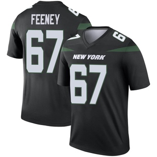 Legend Dan Feeney Men's New York Jets Stealth Color Rush Jersey - Black