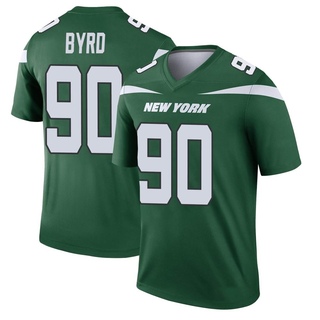 Legend Dennis Byrd Youth New York Jets Gotham Player Jersey - Green