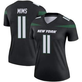 Legend Denzel Mims Women's New York Jets Stealth Color Rush Jersey - Black