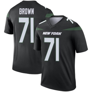 Legend Duane Brown Men's New York Jets Stealth Color Rush Jersey - Black