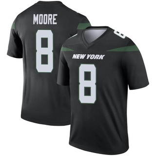 Legend Elijah Moore Youth New York Jets Stealth Color Rush Jersey - Black