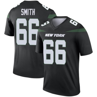 Legend Eric Smith Youth New York Jets Stealth Color Rush Jersey - Black