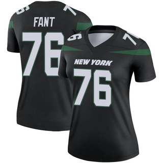 Legend George Fant Women's New York Jets Stealth Color Rush Jersey - Black