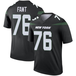 Legend George Fant Youth New York Jets Stealth Color Rush Jersey - Black