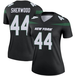 Legend Jamien Sherwood Women's New York Jets Stealth Color Rush Jersey - Black