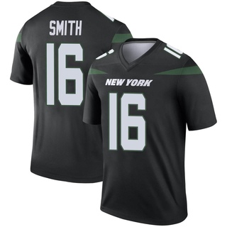 Legend Jeff Smith Youth New York Jets Stealth Color Rush Jersey - Black