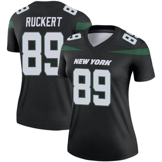Legend Jeremy Ruckert Women's New York Jets Stealth Color Rush Jersey - Black