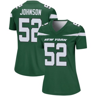 Legend Jermaine Johnson Women's New York Jets Gotham Player Jersey - Green