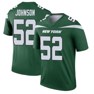 Legend Jermaine Johnson Youth New York Jets Gotham Player Jersey - Green