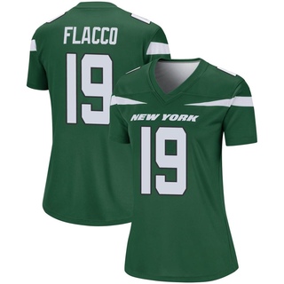 Legend Joe Flacco Women's New York Jets Gotham Player Jersey - Green