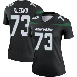 Legend Joe Klecko Women's New York Jets Stealth Color Rush Jersey - Black