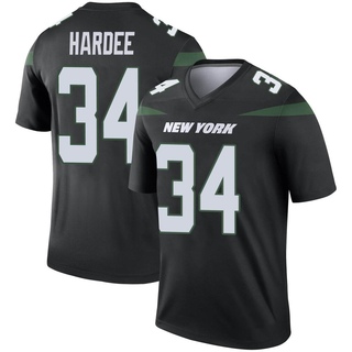 Legend Justin Hardee Men's New York Jets Stealth Color Rush Jersey - Black