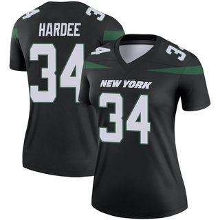 Legend Justin Hardee Women's New York Jets Stealth Color Rush Jersey - Black