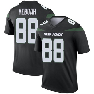 Legend Kenny Yeboah Men's New York Jets Stealth Color Rush Jersey - Black