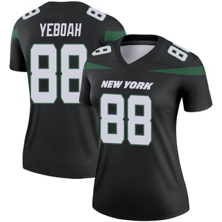 Legend Kenny Yeboah Women's New York Jets Stealth Color Rush Jersey - Black