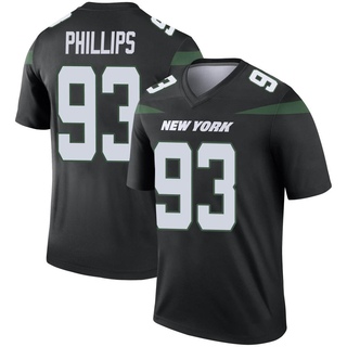 Legend Kyle Phillips Men's New York Jets Stealth Color Rush Jersey - Black