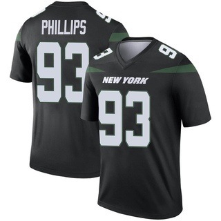 Legend Kyle Phillips Youth New York Jets Stealth Color Rush Jersey - Black