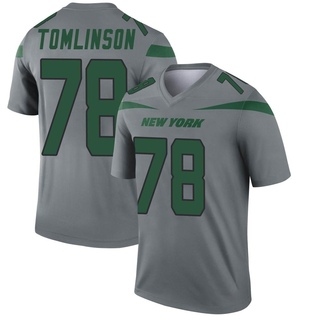 Legend Laken Tomlinson Youth New York Jets Inverted Jersey - Gray